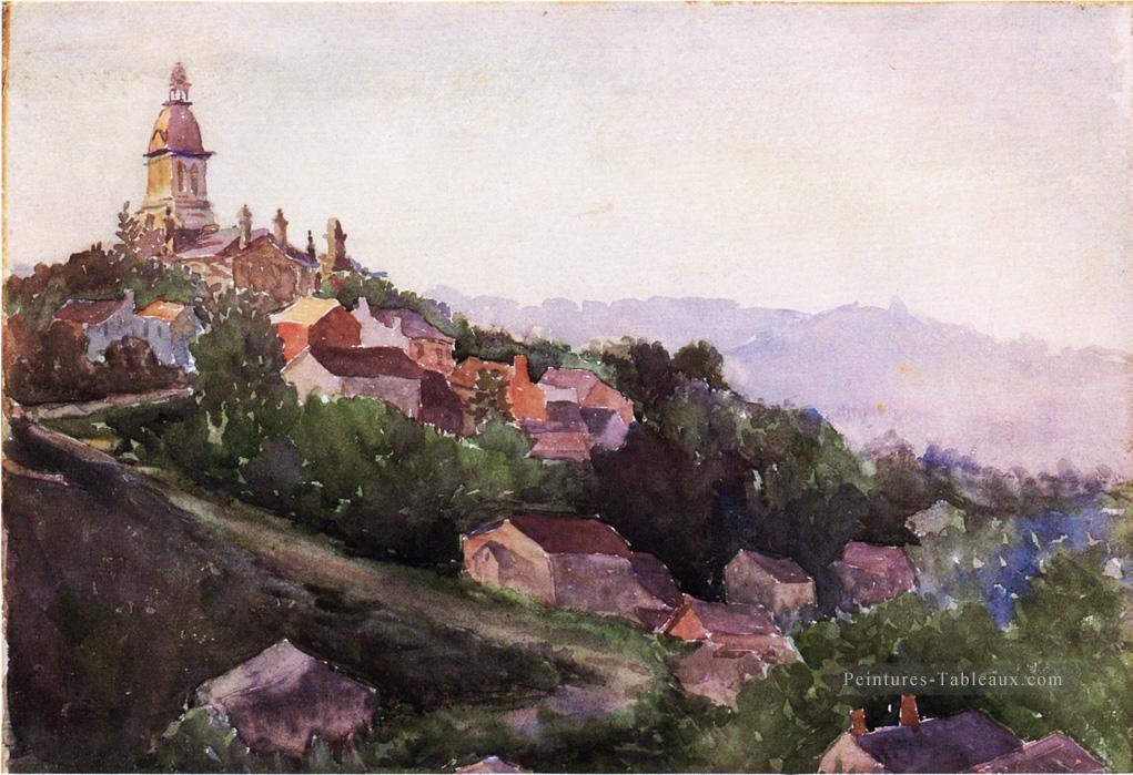 Maisons en France Théodore Robinson Peintures à l'huile